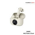GADGET MAX - GM90 ANC BUD2 Dual ENC Active Noise Cancellation Bluetooth Wireless Earbuds