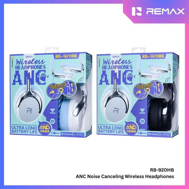 REMAX - RB-920HB ANC Noise Cancelling Bluetooth Wireless Headphone