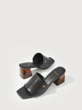 Bonia Nero Ambra Heeled Mules 08367-6000-08