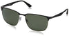 Ray Ban 8053672770957 Polished Black On Silver