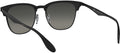 Ray-Ban™ Blaze Clubmaster 8053672879353 Demi Gloss Black