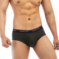 MEN ACTIVE FIT  BASIC COTTON BRIEFS (1-PACK)