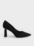 CHARLES & KEITH Trapeze Heel Pumps Black