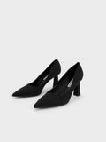 CHARLES & KEITH Trapeze Heel Pumps Black