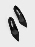 CHARLES & KEITH Trapeze Heel Pumps Black