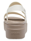 CROCS WOMENS CROCS BROOKLYN LOW WEDGE