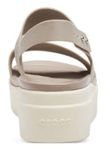 CROCS WOMENS CROCS BROOKLYN LOW WEDGE