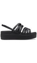 CROCS WOMEN'S  BROOKLYN STRAPPY LOW WEDGE