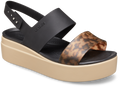 CROCS BROOKLYN TORTOISE LOW WEDGE