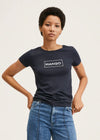 MANGO WOMEN T-SHIRT MANGOLOG-H-56