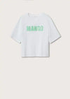 MANGO WOMEN T-SHIRT LOGOSEQ-H-02