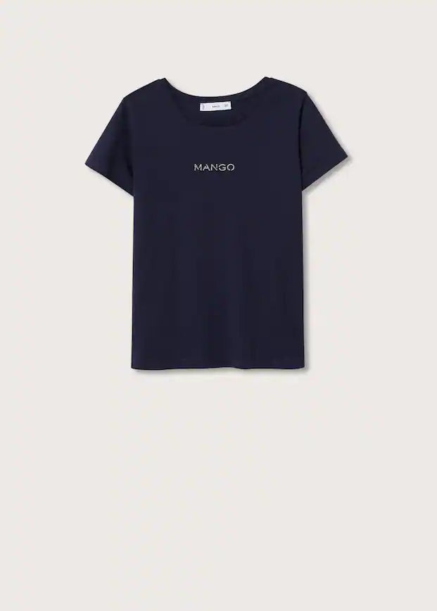 MANGO WOMEN T-SHIRT MANGOLOG-H-56