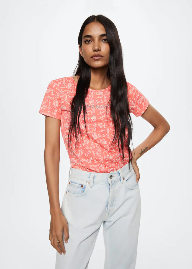 MANGO WOMEN T-SHIRT MANGOFI-H-24