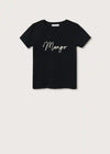 MANGO WOMEN T-SHIRT PSTLOGO-99