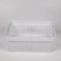 1NOM Dots Hollow Out Storage Basket - S - White