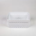 1NOM Dots Hollow Out Storage Basket - S - White