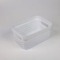 1NOM Dots Hollow Out Storage Basket - S - White