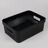 1NOM Dots Hollow Out Storage Basket - M - Black