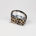 1NOM Leopard Print Shell-shaped Cosmetic Bag