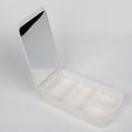 1 NOM Rectangle Table Mirror with a Storage Box - White