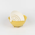 1 NOM Bear Strainer & Bowl Set - Yellow