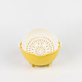 1 NOM Bear Strainer & Bowl Set - Yellow