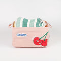 1NOM Cherry Rectangle Fabric Storage Basket