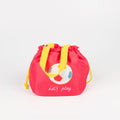 1NOM Football Lunch Bag - Rose Red