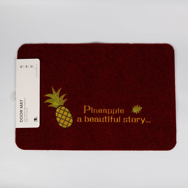 1NOM Embroidery Door Mat - Pineapple