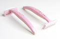 1NOM Cameo Pink Rake-shape Women's Razor Set - 2 Pcs