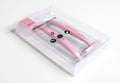 1NOM Cameo Pink Rake-shape Women's Razor Set - 2 Pcs