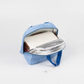 1 NOM Check Lunch Bag - Blue