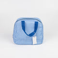 1 NOM Check Lunch Bag - Blue