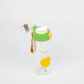 1NOM WAIT Bear Glass Bottle with Flip Cap - Green