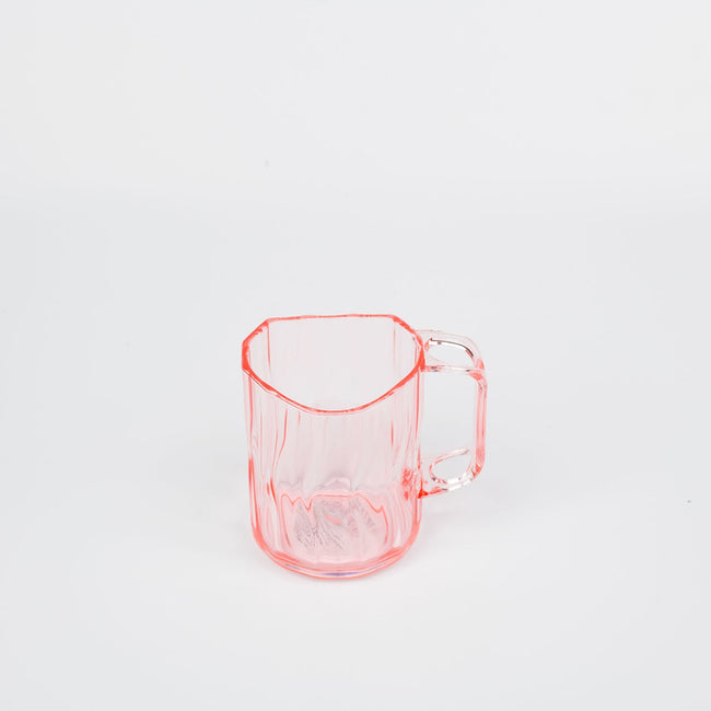 1NOM Transparent Ripple Gargle Mug - Pink