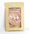 1NOM Color Flat Earphone Pink