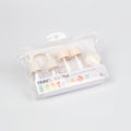 1NOM Travel Bottle Kit - Cream - 8 Pcs