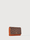 Bonia Lydia Monogram Long 3 Fold Wallet