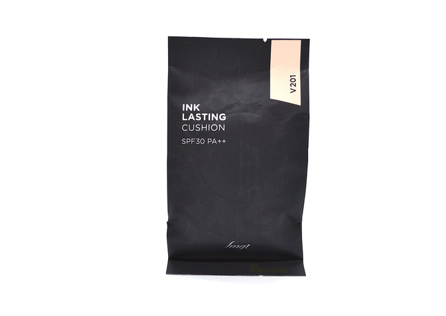 THEFACESHOP INK LASTING CUSHION V201 APRICOT BEIGE SPF30 PA++ (REFILL)