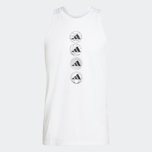 ADIDAS-RUN LOGO TANK M-TANK-MEN