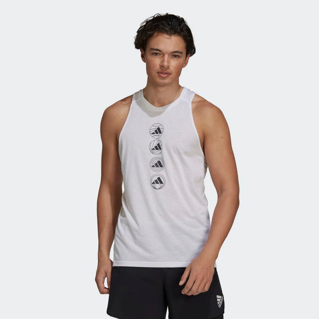 ADIDAS-RUN LOGO TANK M-TANK-MEN