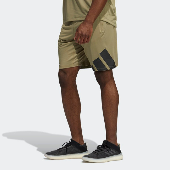 ADIDAS-4K 3 BAR SHORT-SHORTS-MEN