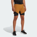 ADIDAS MEN HIIT 2N1 SHORTS