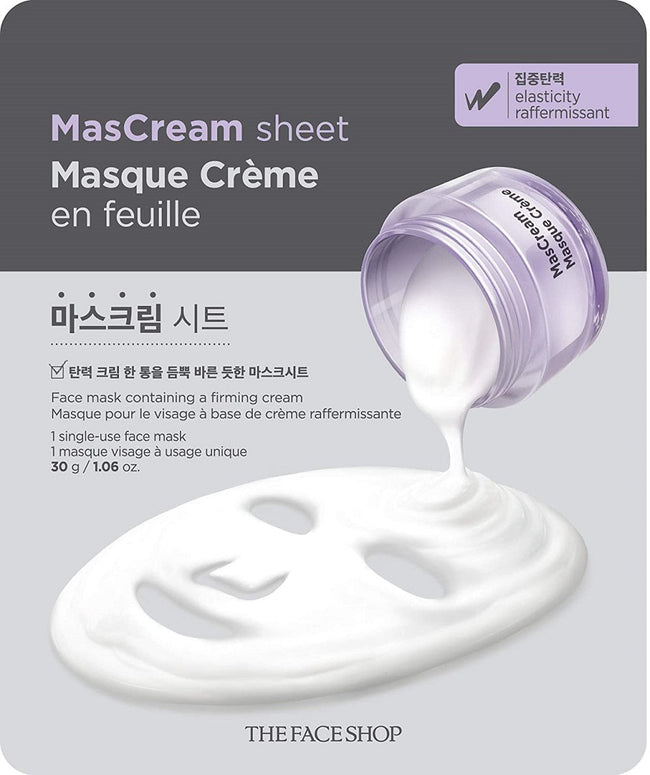 THEFACESHOP INTENSE ELASTICITY MASCREAM SHEET