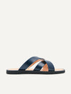PEDRO Men Dune Cross Strap Sandals - Navy