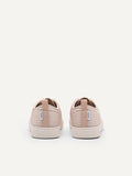 PEDRO Women Pleated Court Sneakers - Nude