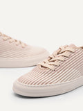 PEDRO Women Pleated Court Sneakers - Nude