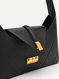 PEDRO Women Studio Francoise Leather Shoulder Bag - Black