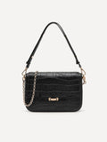 PEDRO Women Studio Kate Leather Shoulder Bag - Black