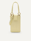 PEDRO Leather Phone Pouch - Light Yellow